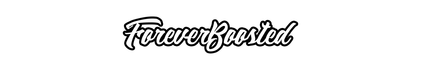 Reverse Cut ForeverBoosted OG Windshield Banner