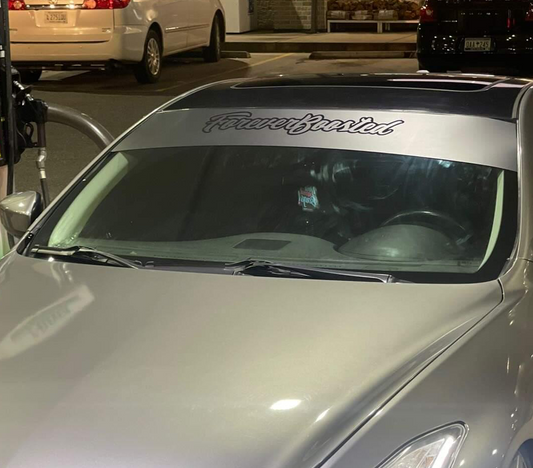 Reverse Cut ForeverBoosted OG Windshield Banner