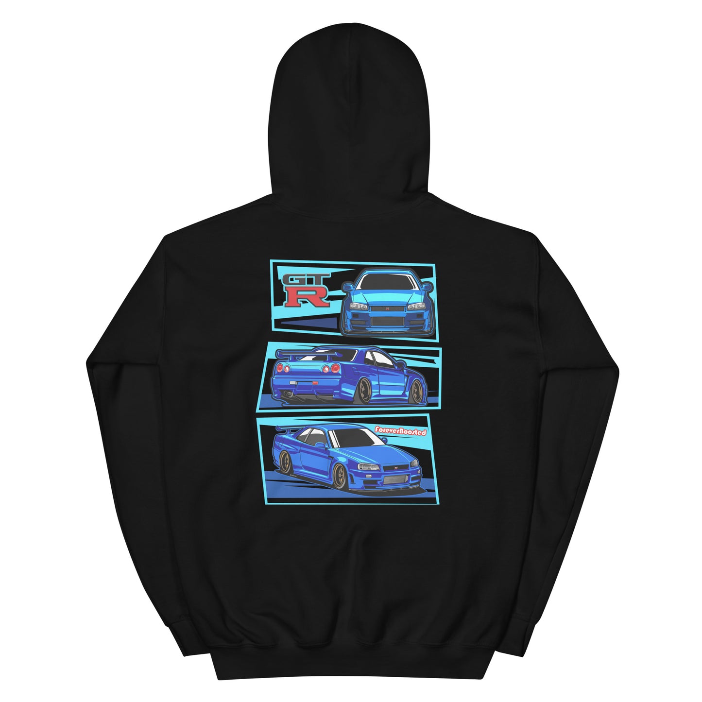 Best Classic High Quality Gtr R34 Printed Hoodies In Online